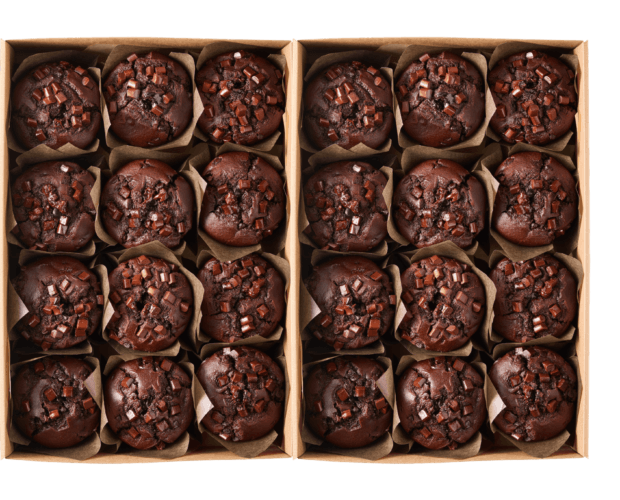 Double Chocolate Muffin Box groß